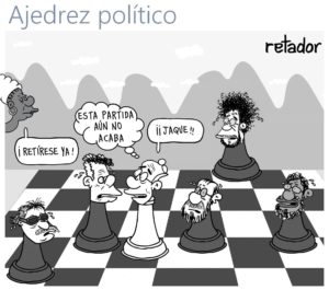 Ajedrez político-Retador